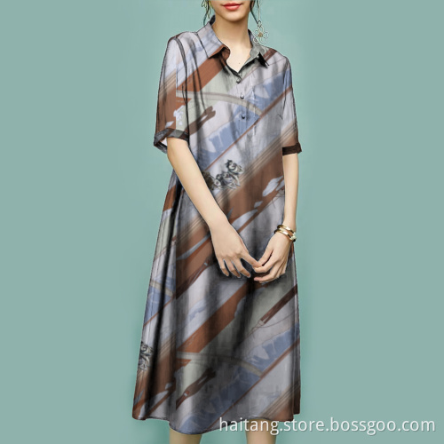 Richly Woven Fabric Digital Printing Fabric Retro Bright